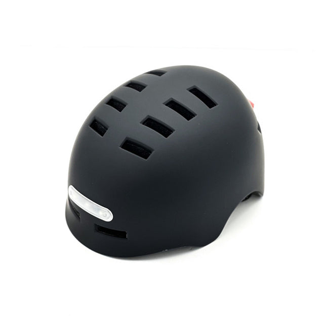 Casque trottinette blanc avec LED M