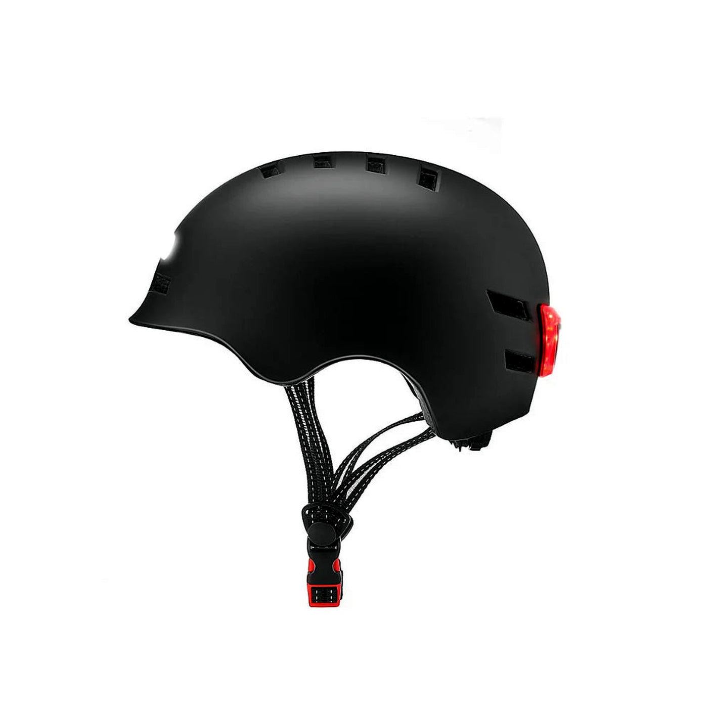 Casque velo / trottinette noir avec LED L