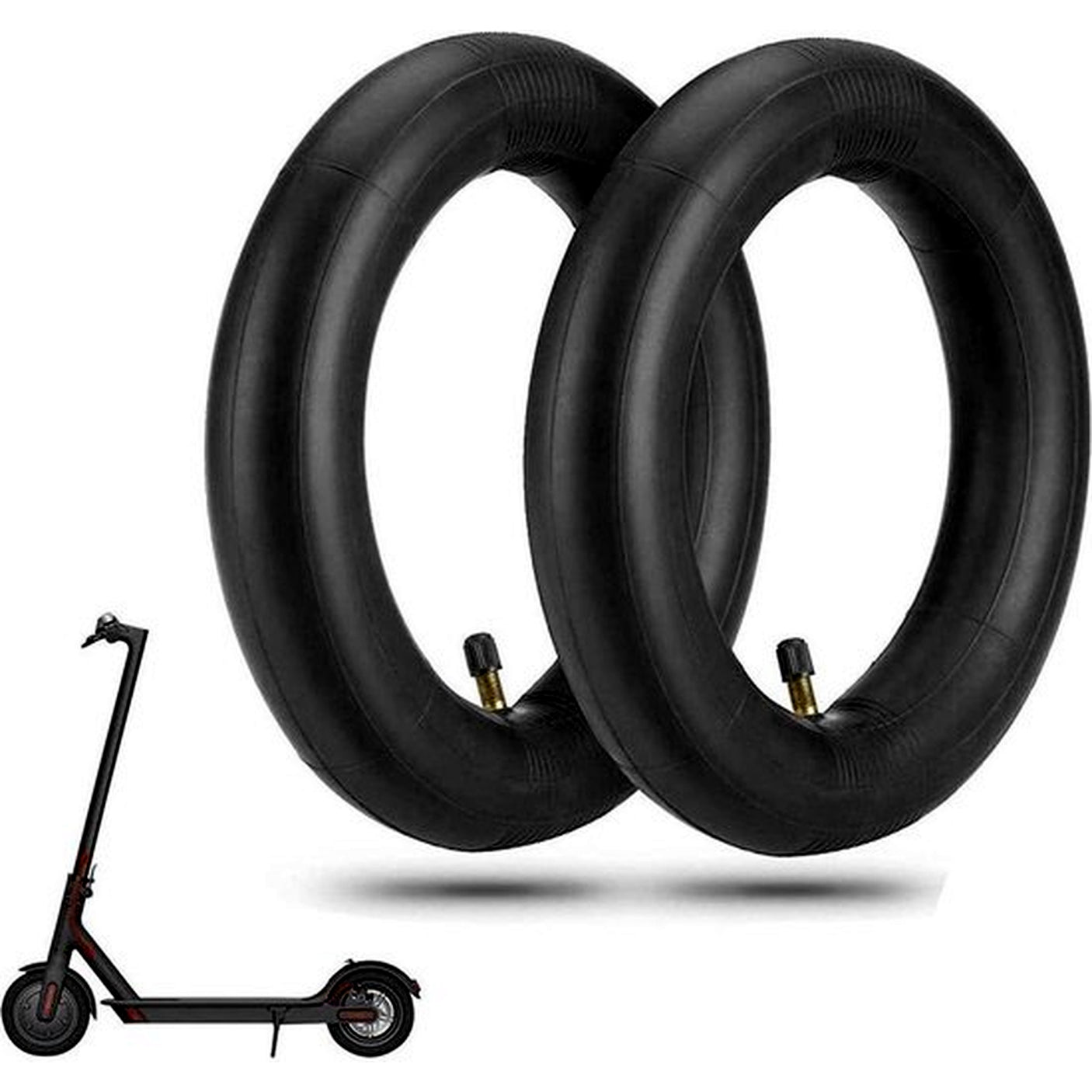 Chambre a air 8.5x2 diametre 156 mm valve coudee 70x45 pour trottinette Xiaomi