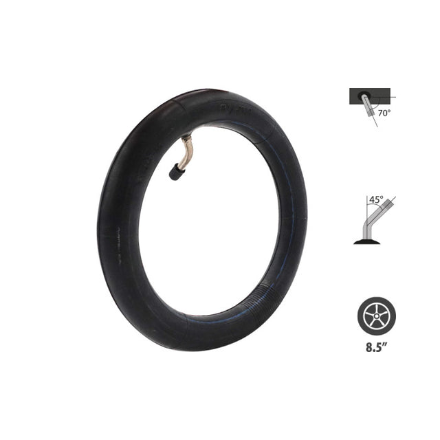 Chambre a air 8.5x2 diametre 156mm valve 70x45