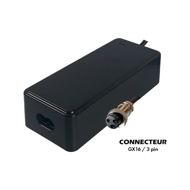 Chargeur 24V ➡ 29.4V / 2A (connecteur GX16-3p)