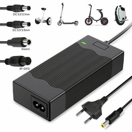 Chargeur 36V 42V 2A connecteur DC 5.5x2.1mm trottinette �lectrique