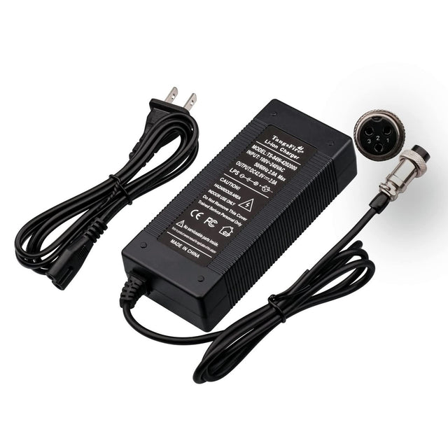 Chargeur 36V vers 42V 2A connecteur GX16-3P pour batterie de trottinette électrique