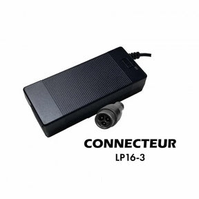 Pack Chargeur 48V  54.6V / 2A (+ Adaptateur GX16-LP16-3)