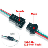 Connecteur SM 3 pins Femelle x50 pcs