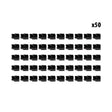 Connecteur SM 4 pins male x50 pcs