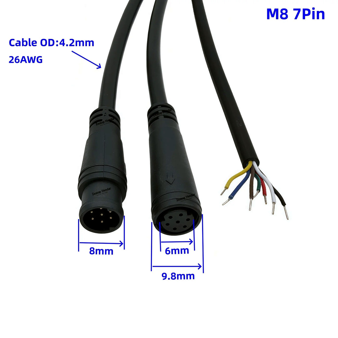 Connecteur SM 6 pins Femelle x50 pcs
