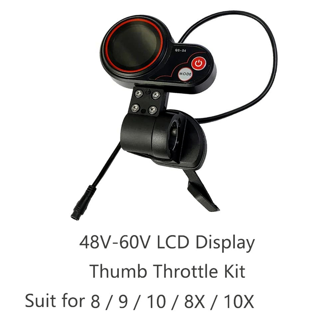 Afficheur QS-S4 60V pour trottinette électrique Zero 8 9 10X