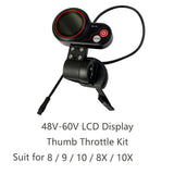 Afficheur QS-S4 60V pour trottinette électrique Zero 8 9 10X