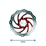 Disque de frein R6 140mm entraxe 44mm (3 couleurs) Vert