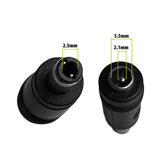 Embout adaptateur chargeur DC 5.5 2.12.5