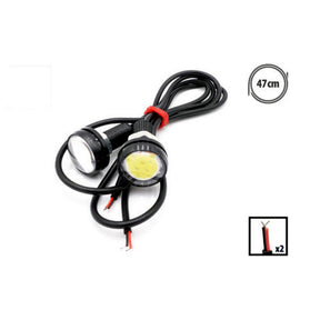 Paire de feux de signalisation LED blanche pour trottinette electrique