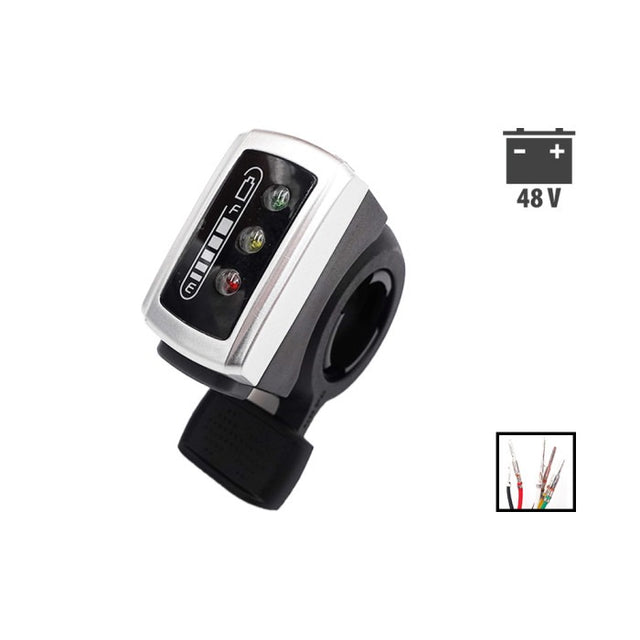 Gachette accelerateur indicateur batterie 48V