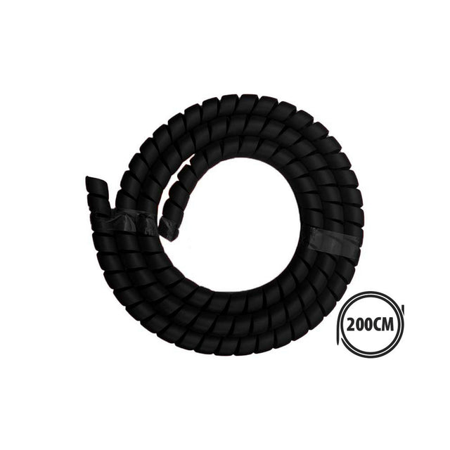 Gaine protege-cables bleue de 2 metres pour trottinette electrique