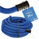 Gaine protège cables bleu 2m