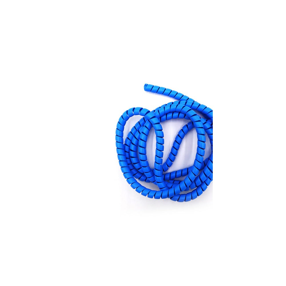 Gaine protège cables bleu 2m