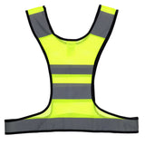 Gilet signalisation bandes reflechissantes - jaune