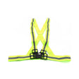 Gilet signalisation bandes reflechissantes - jaune