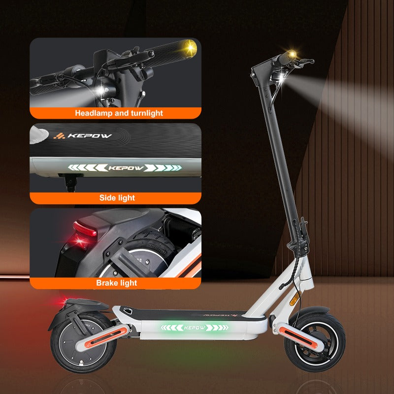 Systeme eclairage Kepow E12 phare LED feu stop clignotants