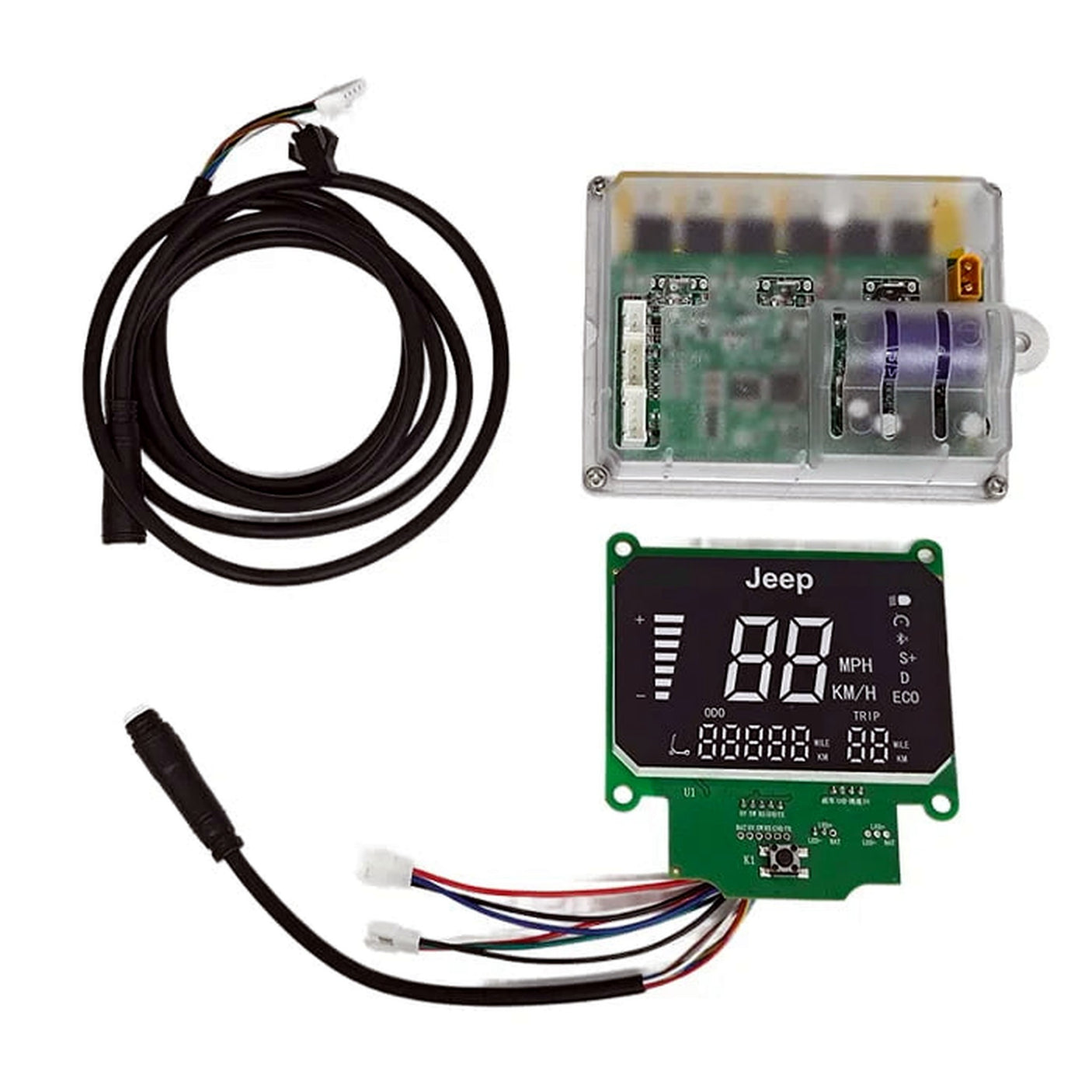 Kit display et controleur 36V pour trottinette Jeep 2XE Urban Camou