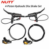 Kit Freins Hydrauliques 4 Pistons Connecteur Etanche (2 Etriers Droit)