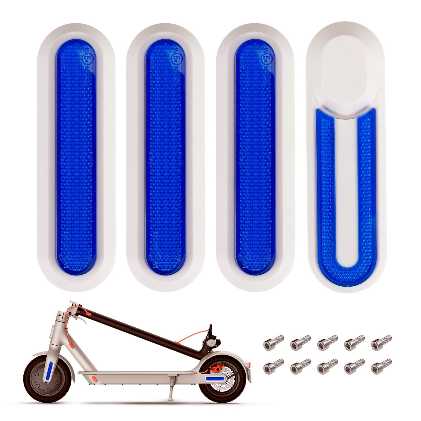 Lot de 4 bouchons bleus de protection des câbles pour Xiaomi M365 et M365 Pro