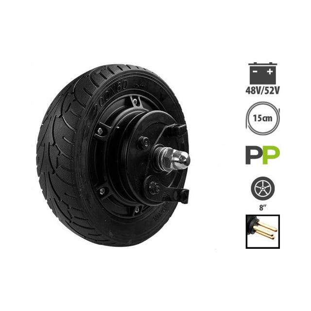 Moteur de Z8 avec pneu plein compatible 48V et 52V
