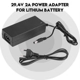 Pack Chargeur 24V ➡ 29.4V / 2A (connecteur DC 5.5*2.1mm)
