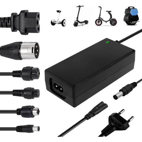 Pack chargeur 36V vers 42V 2A connecteur DC 5.5x2.1mm Xiaomi Ninebot