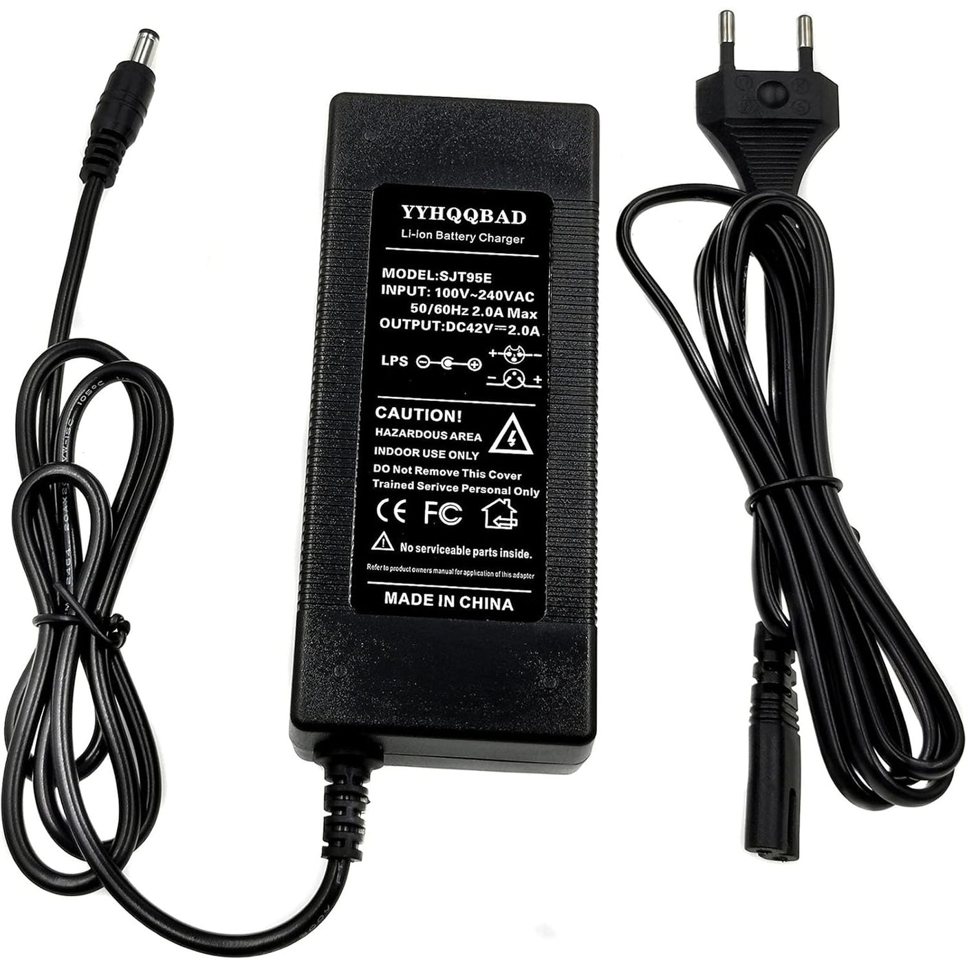 PACK Chargeur 36V ➡ 42V / 2A (connecteur DC 5.5*2.1MM)