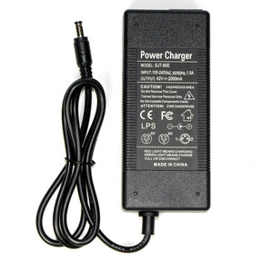 Chargeur 36V vers 42V 2A connecteur DC 5.5x2.5mm pour trottinette Xiaomi et Wispeed