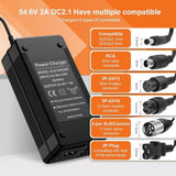 PACK Chargeur 48V ➡ 54.6V / 2A (connecteur RCA)
