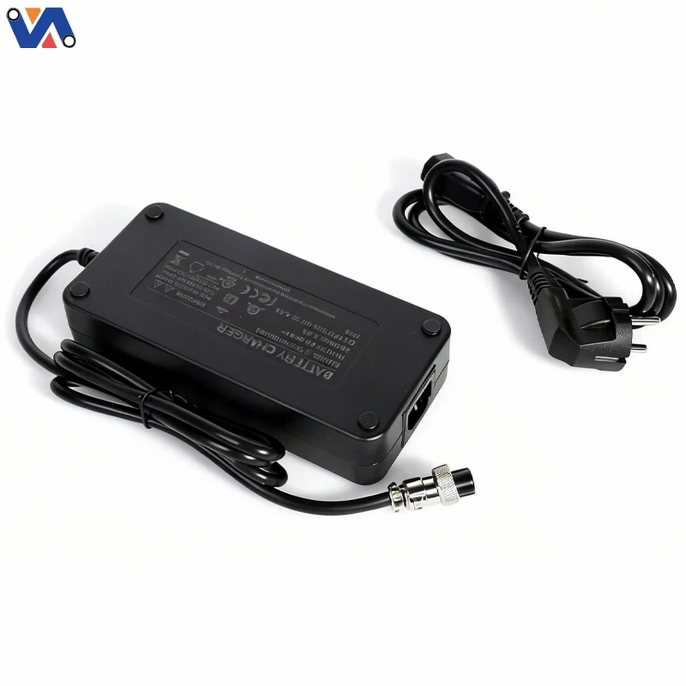 PACK Chargeur 48V ➡ 54.6V / 2A (connecteur RCA)