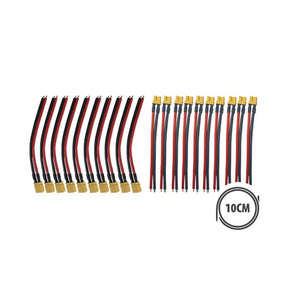 Pack Prises XT30 Avec Cables  X10 males + X10 femelles