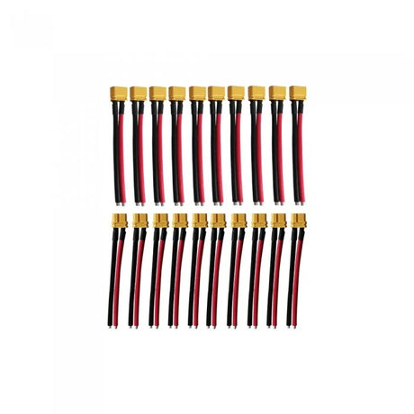 Pack Prises Xt60 Avec câbles 10Males+10Femelles