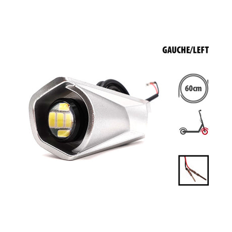 Plastique avant gauche avec LED Dualtron Togo