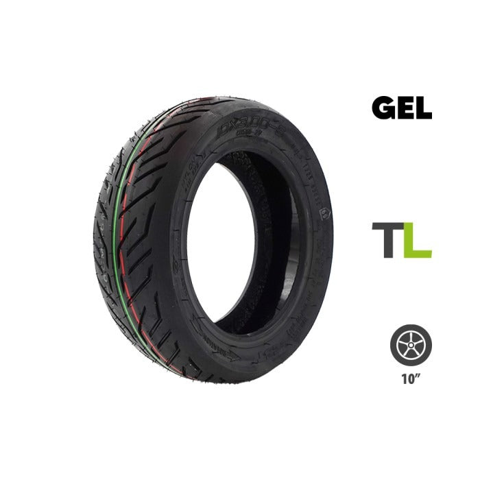 Pneu 10x3.00-6 CST tubeless avec gel anti crevaison Dualtron Victor Nami Klima