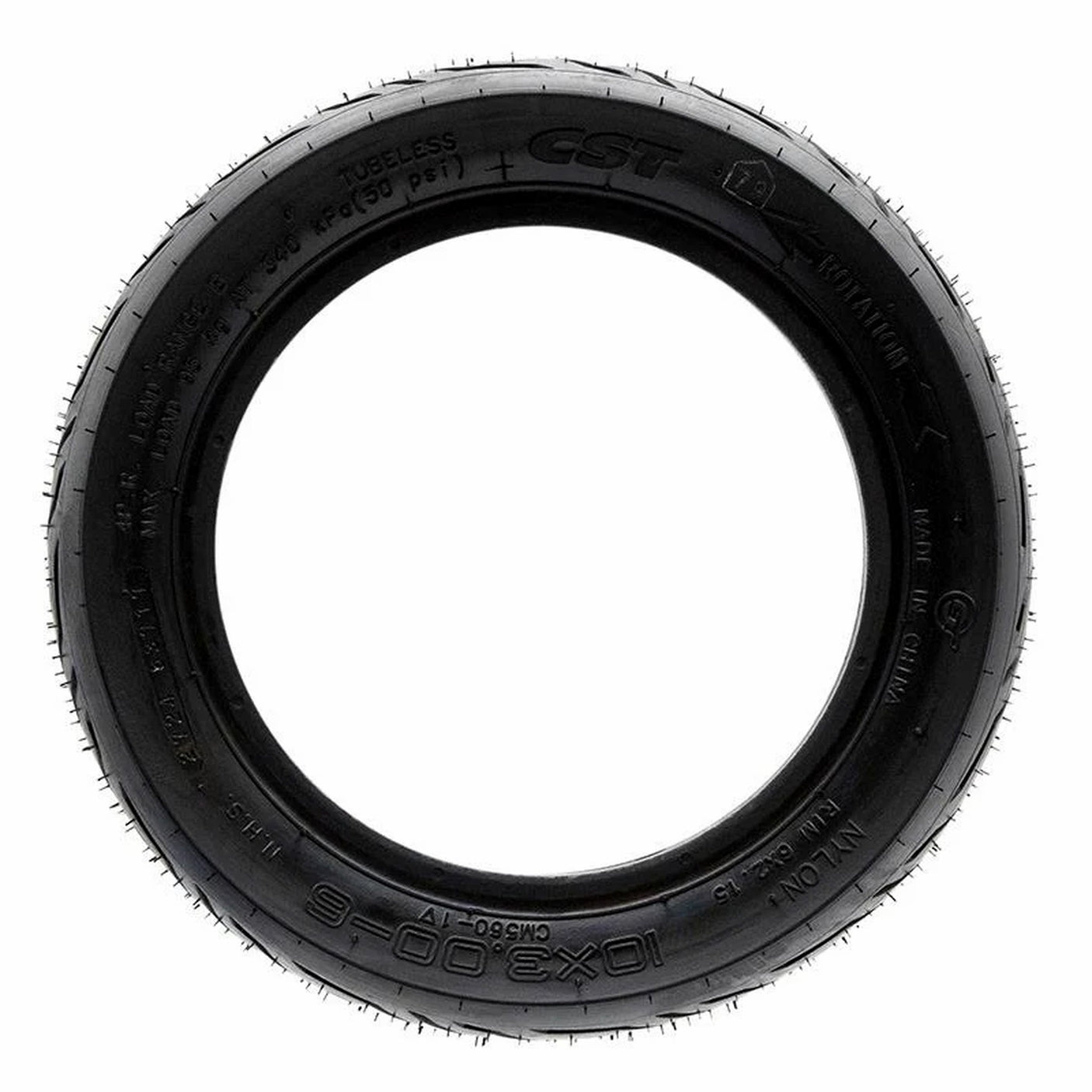 Pneu 10x3.00-6 CST tubeless avec gel anti crevaison Dualtron Victor Nami Klima