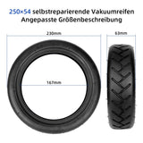 Pneu 250x54 tubeless Xiaomi Scooter 4