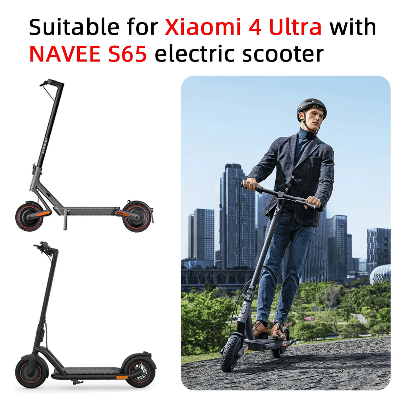 Pneu 250x64 Gel Anti Crevaison Xiaomi 4 Ultra Navee S65