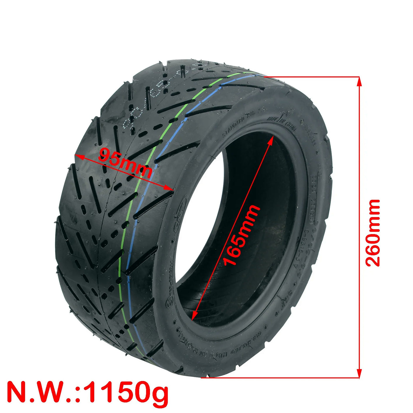Pneu 90/65-6.5 CST route gel anti crevaison