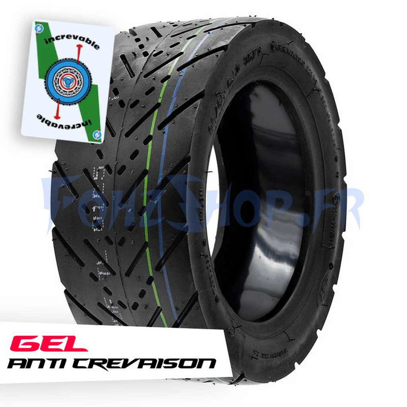 Pneu 90/65-6.5 CST route gel anti crevaison