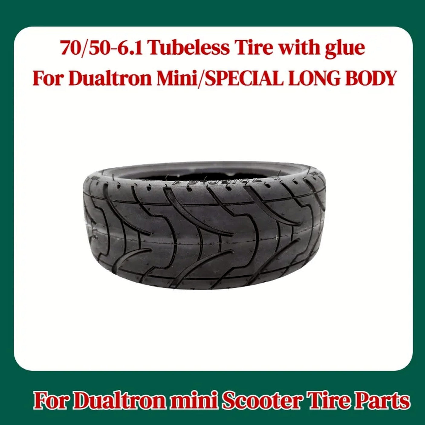 Pneu tubeless 9x2.50-6 CST + gel anti crevaison Nami Stellar