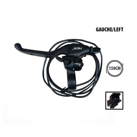 Poignée de frein gauche Nutt avec sonnette cable 150cm JST