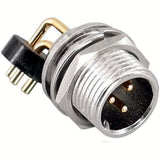 Prise GX12 3 pins mâle x5 pcs