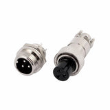 Prise GX12 3 pins mâle x5 pcs