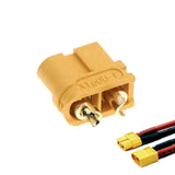 Prises XT60 Femelle avec Cable 10cm X10 pcs