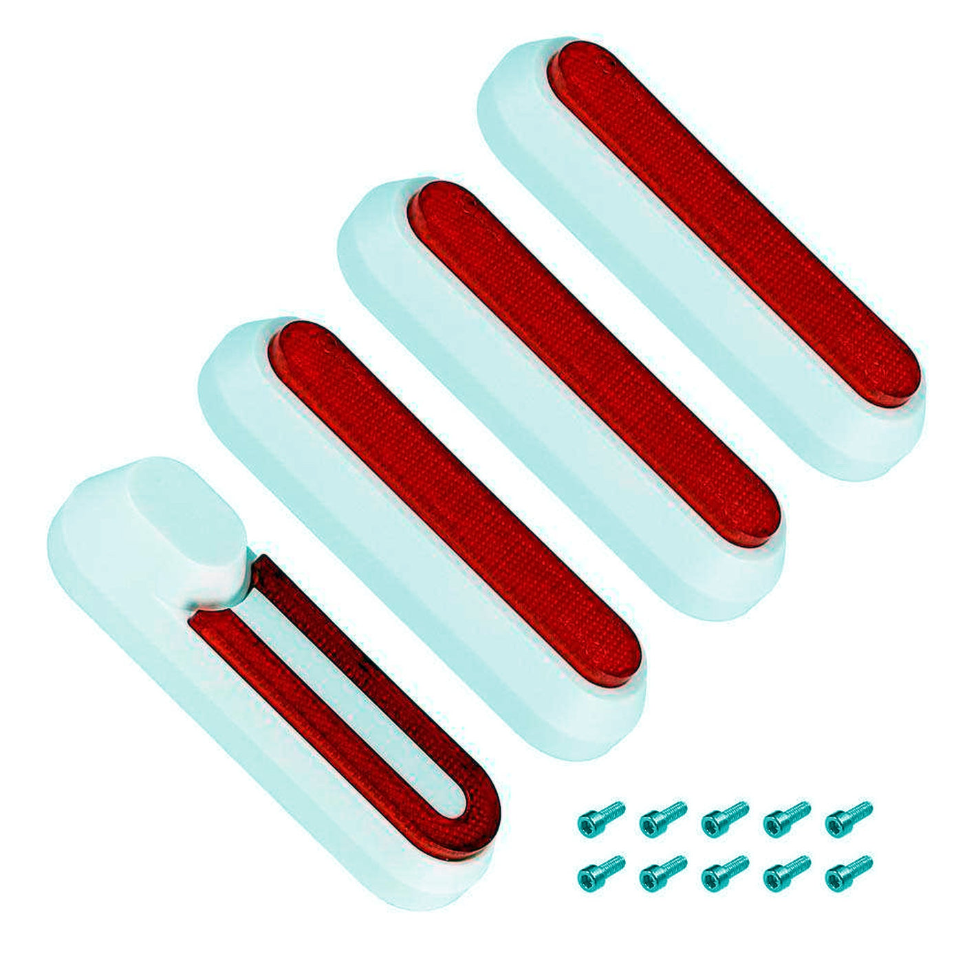 Protection silicone deck Xiaomi M365 & M365 Pro - couleur rouge