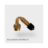 Rallonge de gonflage coudée 90°