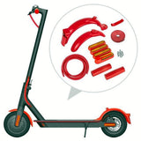Renfort garde boue Xiaomi M365 & M365 pro - couleur rouge